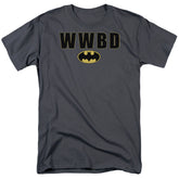 Batman Comics Wwbd Logo Men's 18/1 Cotton Short-Sleeve T-Shirt
