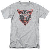 Batman v Superman Batlle For Gotham Men's 18/1 Cotton Short-Sleeve T-Shirt