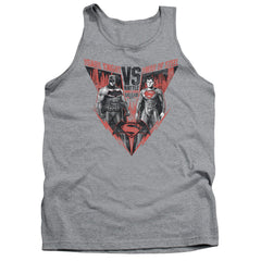 Batman v Superman Batlle For Gotham Men's 18/1 Cotton Tank Top