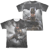 Batman v Superman Batman Light (Front/Back Print) Men's Regular Fit Poly Cotton Short-Sleeve T-Shirt