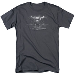 Batman v Superman Bw Logo Men's 18/1 Cotton Short-Sleeve T-Shirt
