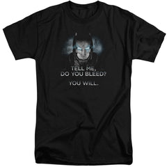 Batman v Superman Do You Bleed Men's 18/1 Tall Cotton Short-Sleeve T-Shirt