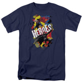 Batman v Superman Double Hero Men's 18/1 Cotton Short-Sleeve T-Shirt