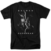 Batman v Superman Face To Face Men's 18/1 Cotton Short-Sleeve T-Shirt