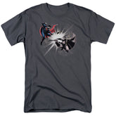Batman v Superman Fight Burst Men's 18/1 Cotton Short-Sleeve T-Shirt