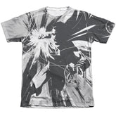 Batman v Superman Graphic Contrast Men's Regular Fit Poly Cotton Short-Sleeve T-Shirt