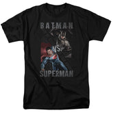 Batman v Superman Hero Split Men's 18/1 Cotton Short-Sleeve T-Shirt
