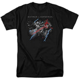 Batman v Superman Lightning Fight Men's 18/1 Cotton Short-Sleeve T-Shirt