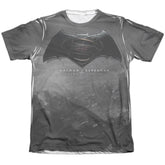 Batman v Superman Logo City Men's Regular Fit Poly Cotton Short-Sleeve T-Shirt