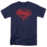 Batman v Superman Splattered Men's 18/1 Cotton Short-Sleeve T-Shirt