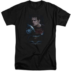 Batman v Superman Super Angry Men's 18/1 Tall Cotton Short-Sleeve T-Shirt