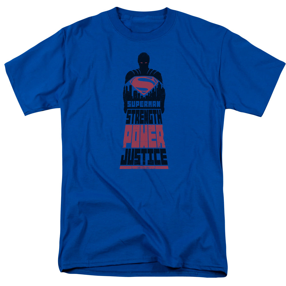 Batman v Superman Super Justice Men's 18/1 Cotton Short-Sleeve T-Shirt