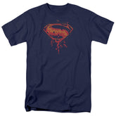 Batman v Superman Tech Super Logo Men's 18/1 Cotton Short-Sleeve T-Shirt