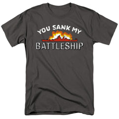 Battleship Sunk Men's 18/1 Cotton Short-Sleeve T-Shirt