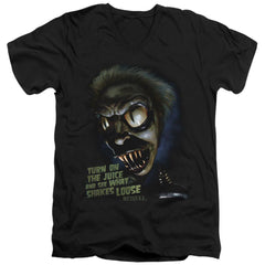 Beetlejuice Chuck's Daughter Men's 30/1 Cotton Slim V-Neck T-Shirt