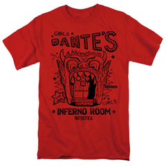 Beetlejuice Dantes Inferno Room Men's 18/1 Cotton Short-Sleeve T-Shirt