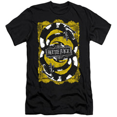 Beetlejuice We Got Worms Men's Ultra-Soft 30/1 Cotton Slim Short-Sleeve T-Shirt