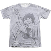 Betty Boop A Leg Up Men's Regular Fit Poly Cotton Short-Sleeve T-Shirt