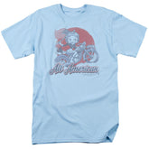 Betty Boop All American Biker Men's 18/1 Cotton Short-Sleeve T-Shirt