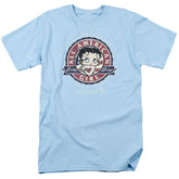 Betty Boop All American Girl Men's 18/1 Cotton Short-Sleeve T-Shirt