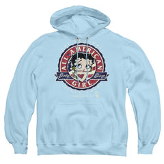 Betty Boop All American Girl Men's Pull-Over 75 25 Poly Hoodie