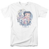 Betty Boop Aloha Men's 18/1 Cotton Short-Sleeve T-Shirt