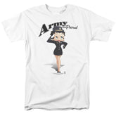 Betty Boop Army Boop Men's 18/1 Cotton Short-Sleeve T-Shirt