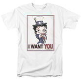 Betty Boop Auntie Boop Men's 18/1 Cotton Short-Sleeve T-Shirt