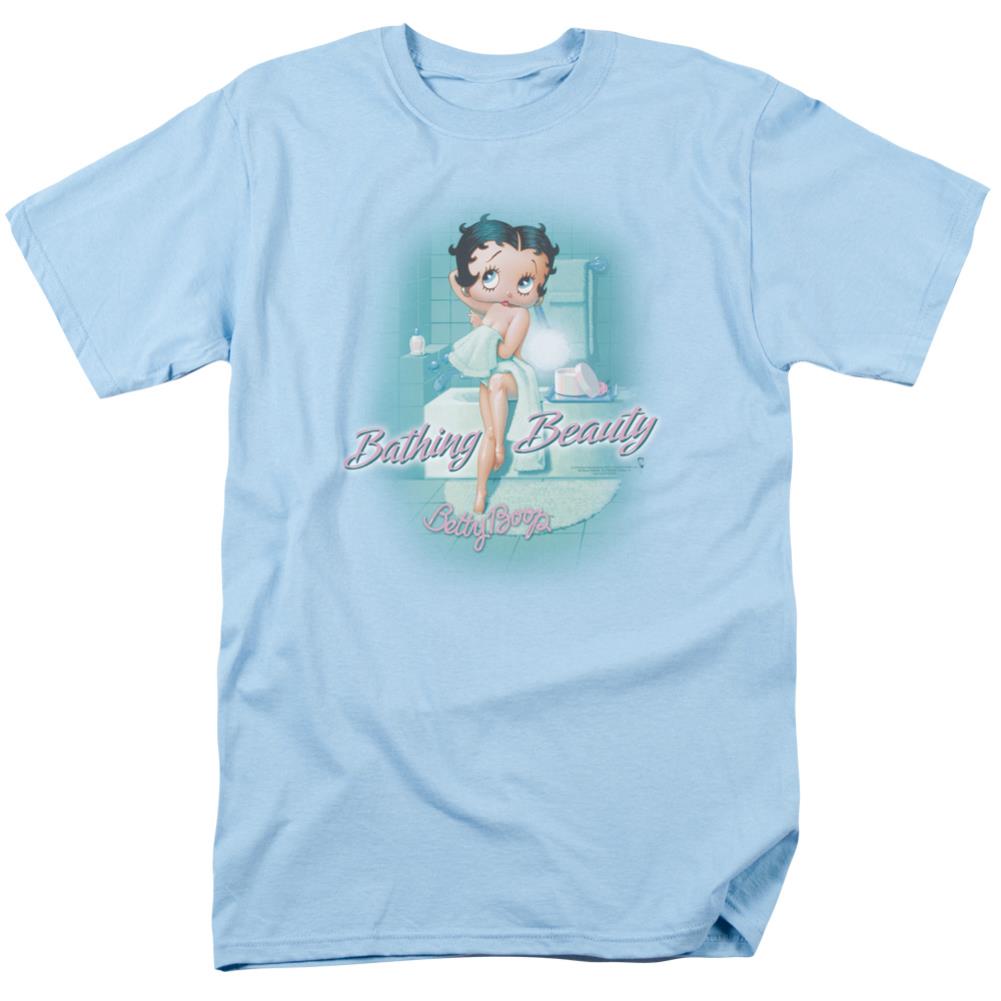 Betty Boop Bathing Beauty Men's 18/1 Cotton Short-Sleeve T-Shirt