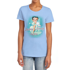 Betty Boop Bathing Beauty Women's 18/1 Cotton Short-Sleeve T-Shirt