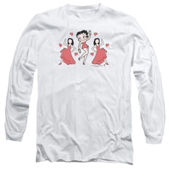 Betty Boop Bb Dance Men's 18/1 Cotton Long-Sleeve T-Shirt