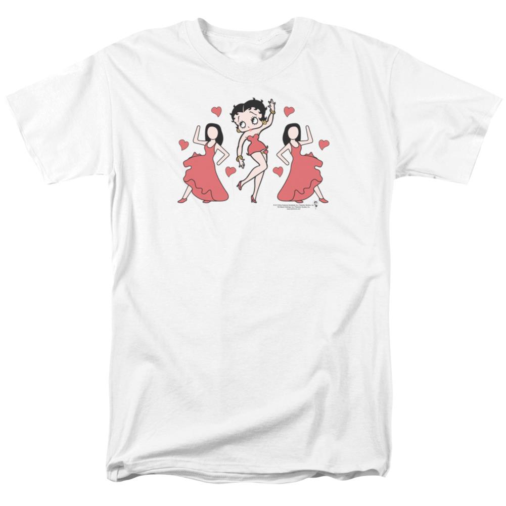 Betty Boop Bb Dance Men's 18/1 Cotton Short-Sleeve T-Shirt