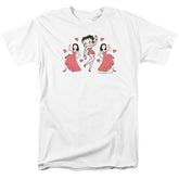Betty Boop Bb Dance Men's 18/1 Cotton Short-Sleeve T-Shirt