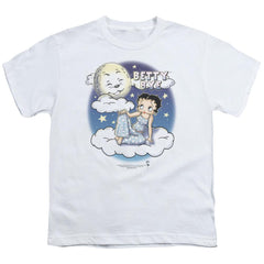 Betty Boop Betty Bye Youth 18/1 100% Cotton Short-Sleeve T-Shirt