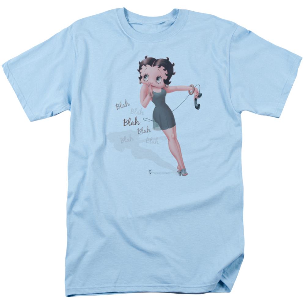 Betty Boop Blah Blah Blah Men's 18/1 Cotton Short-Sleeve T-Shirt