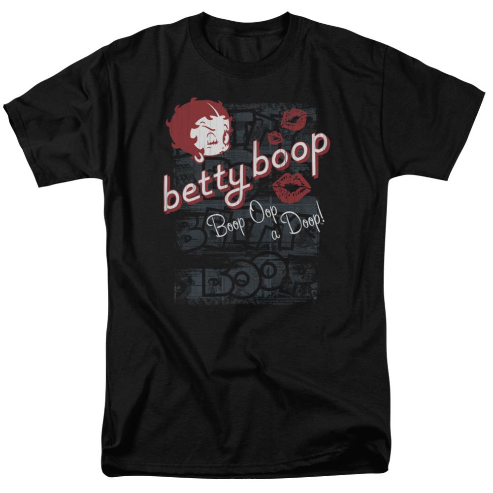 Betty Boop Boop Oop Men's 18/1 Cotton Short-Sleeve T-Shirt