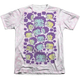 Betty Boop Boop & Repeat Men's Regular Fit Poly Cotton Short-Sleeve T-Shirt