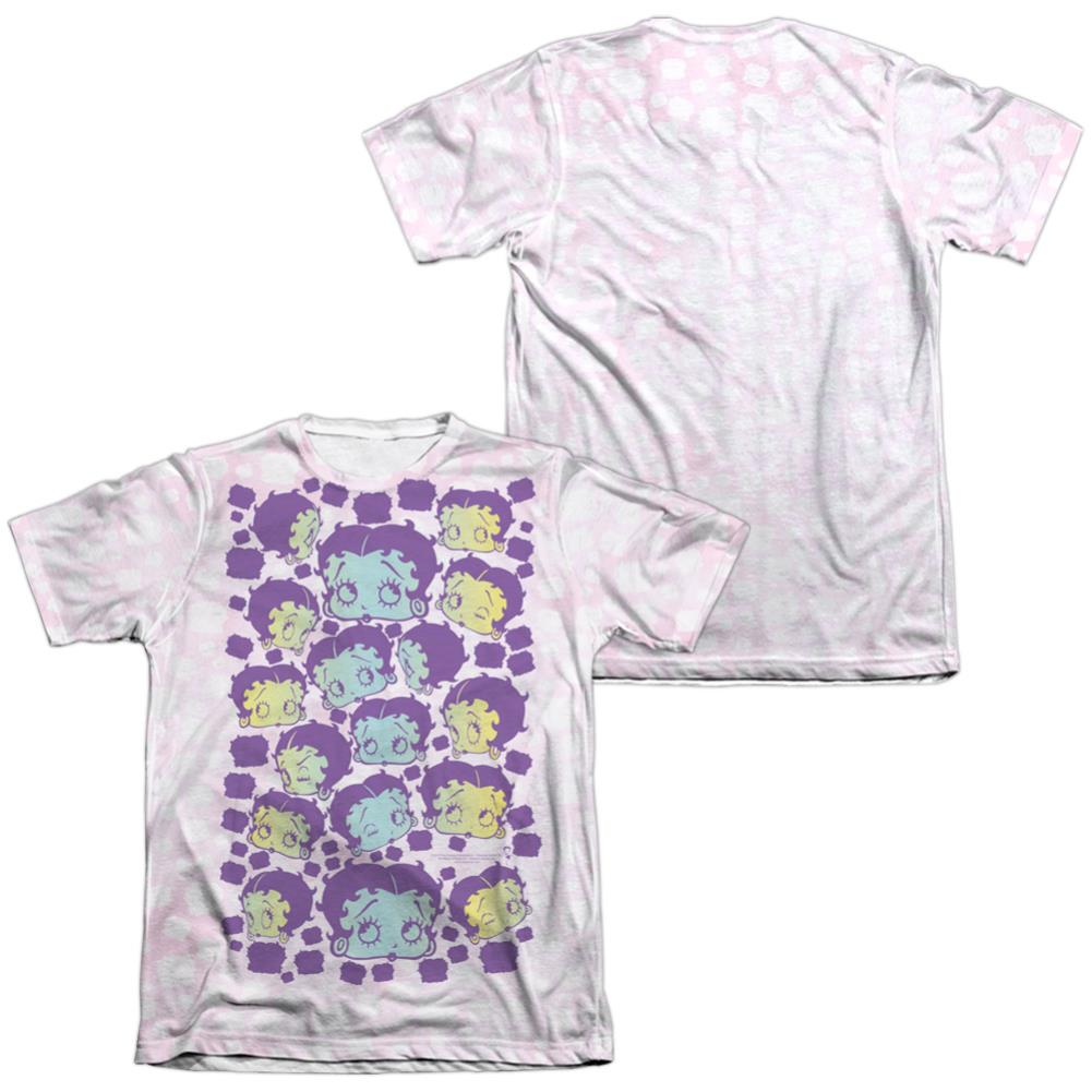 Betty Boop Boop & Repeat Men's Regular Fit Poly Cotton Short-Sleeve T-Shirt