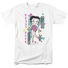 Betty Boop Booping 80S Style Men's 18/1 Cotton Short-Sleeve T-Shirt
