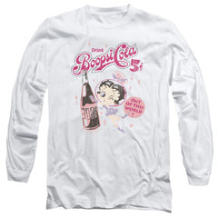 Betty Boop Boopsi Cola Men's 18/1 Cotton Long-Sleeve T-Shirt