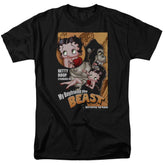 Betty Boop Boyfriend The Beast Men's 18/1 Cotton Short-Sleeve T-Shirt
