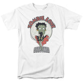 Betty Boop Breezy Zombie Love Men's 18/1 Cotton Short-Sleeve T-Shirt