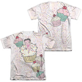 Betty Boop Cake Boop Men's Regular Fit Poly Cotton Short-Sleeve T-Shirt