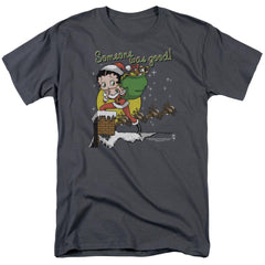 Betty Boop Chimney Men's 18/1 Cotton Short-Sleeve T-Shirt