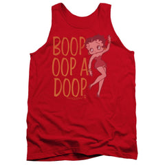 Betty Boop Classic Oop Men's 18/1 Cotton Tank Top