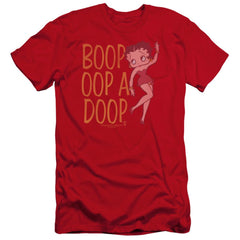 Betty Boop Classic Oop Men's Ultra-Soft 30/1 Cotton Slim Short-Sleeve T-Shirt