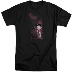 Betty Boop Cutie Men's 18/1 Tall Cotton Short-Sleeve T-Shirt