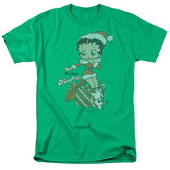 Betty Boop Define Naughty Men's 18/1 Cotton Short-Sleeve T-Shirt