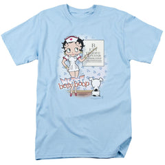 Betty Boop Eyechart Men's 18/1 Cotton Short-Sleeve T-Shirt