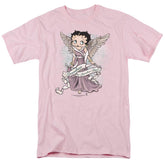 Betty Boop Grandma Guardian Angel Men's 18/1 Cotton Short-Sleeve T-Shirt